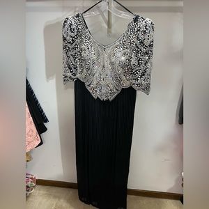 Black and Silver Formal Dress